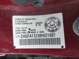 Honda Civic Sdn 2HGFA15238H021697 снимка
