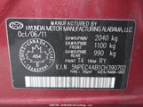 Hyundai Sonata Se/Limited 5NPEC4AB1CH390702 снимка