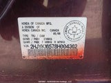 Honda Ridgeline Rtl 2HJYK16578H004362 снимка