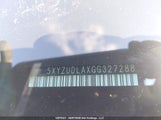 Hyundai Santa Fe 5XYZUDLAXGG327288 fotografie
