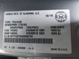 Honda Ridgeline Rtl 5FPYK3F56KB506784 снимка