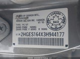 Honda Civic Dx 2HGES164X3H944177 снимка