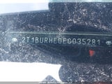 Toyota Corolla Le 2T1BURHE0EC035281 снимка