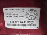 Honda Accord Lx V6 1HGCM66374A804335 photo