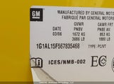 Chevrolet Cobalt Lt 1G1AL15F567835468 снимка