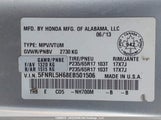 Honda Odyssey Exl 5FNRL5H68EB501506 снимка