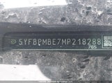 Toyota Corolla Le 5YFBPMBE7MP218288 снимка