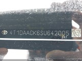 Toyota Camry Se 4T1DAACK6SU642005 снимка