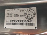 Acura Rsx Premium JH4DC53803C802945 снимка
