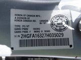 Honda Civic Dx-G 2HGFA16327H035029 снимка