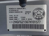 Honda Civic Si Si 2HGFG21567H101577 снимка