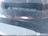 Honda Civic Se 2HGFC2F63JH019696 снимка