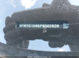 Honda Pilot Black Edition 5FNYG1H86PB502828 снимка