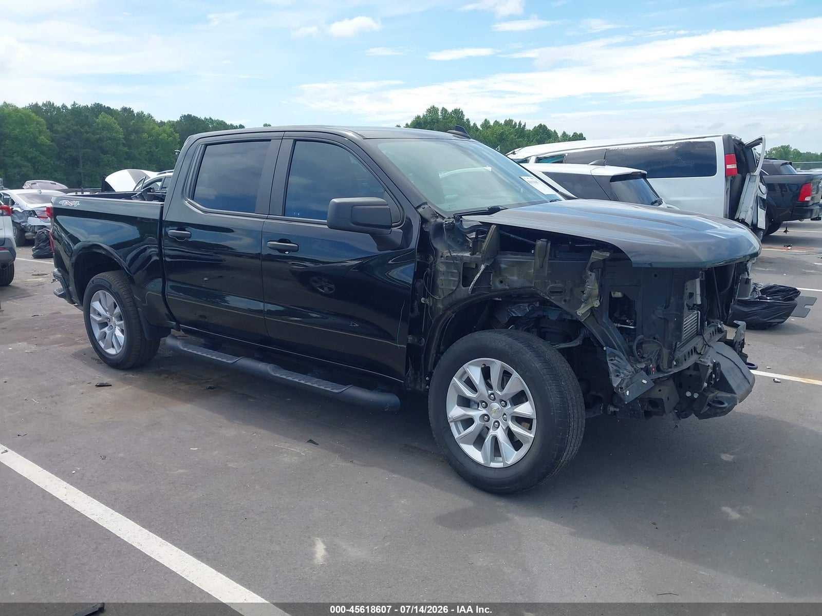2021 CHEVROLET SILVERADO 1500 4WD  SHORT BED CUSTOM