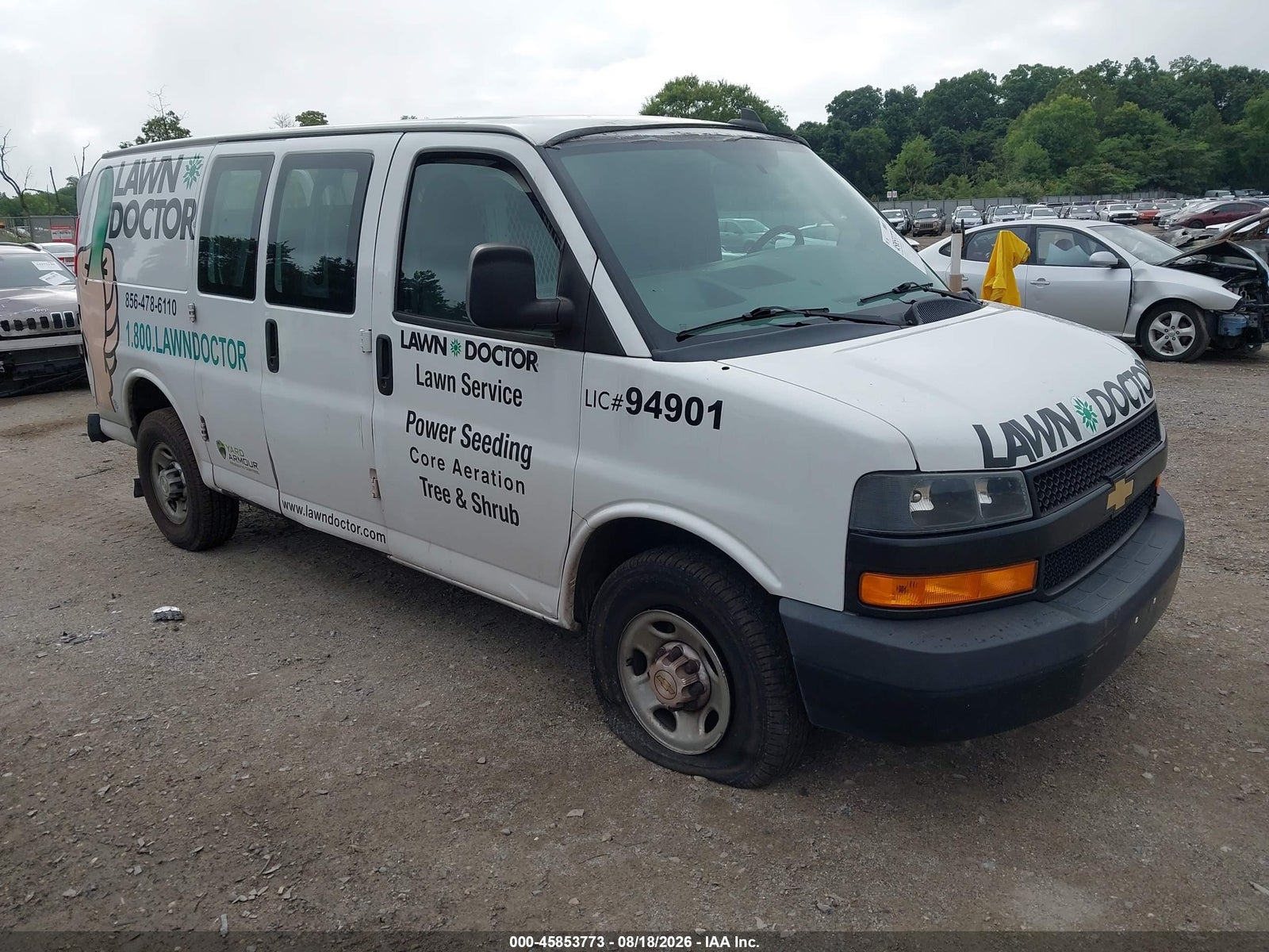 2020 CHEVROLET EXPRESS CARGO RWD 2500 REGULAR WHEELBASE WT