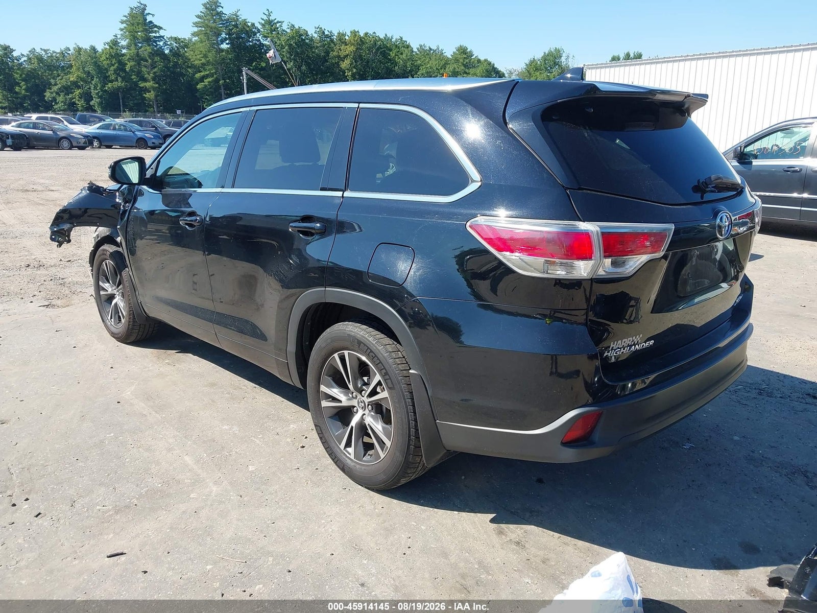 2016 Toyota Highlander, auction photo 3
