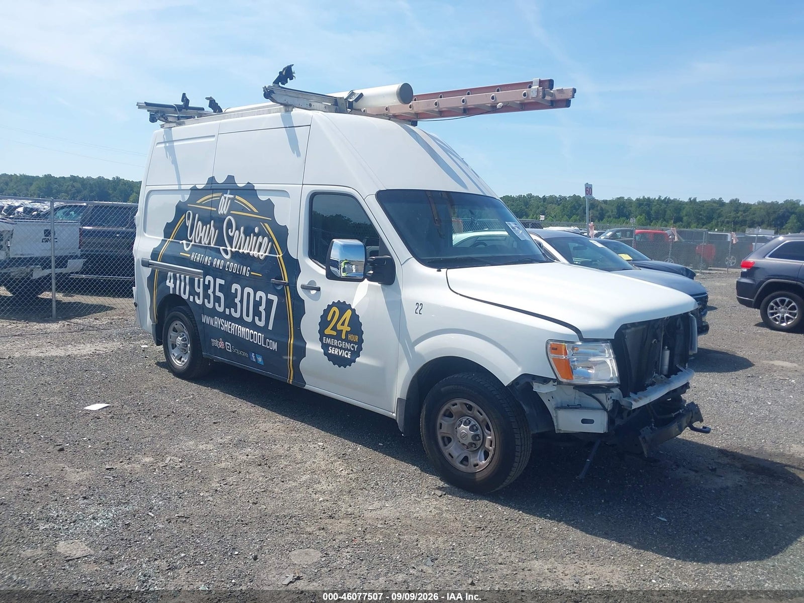 2020 NISSAN NV CARGO NV2500 HD SV HIGH ROOF V8