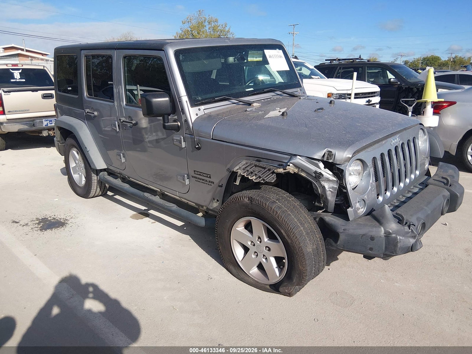 2017 JEEP WRANGLER UNLIMITED SPORT 4X4