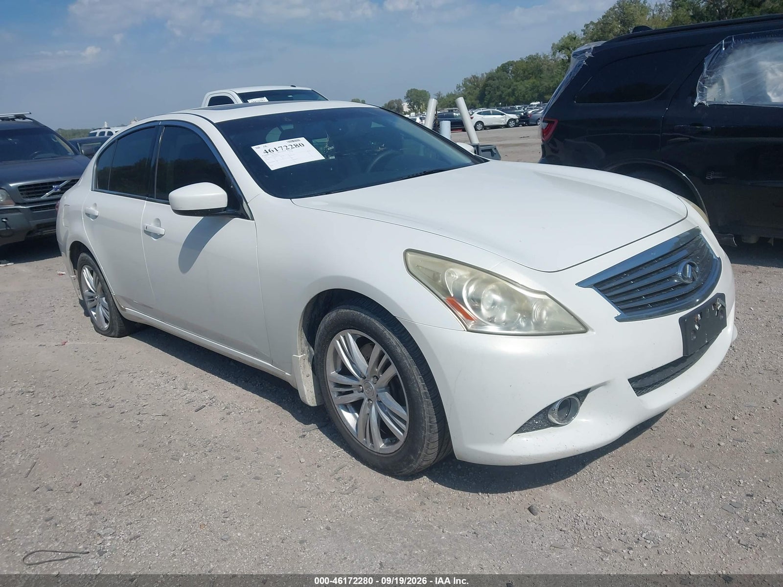 2012 INFINITI G37X