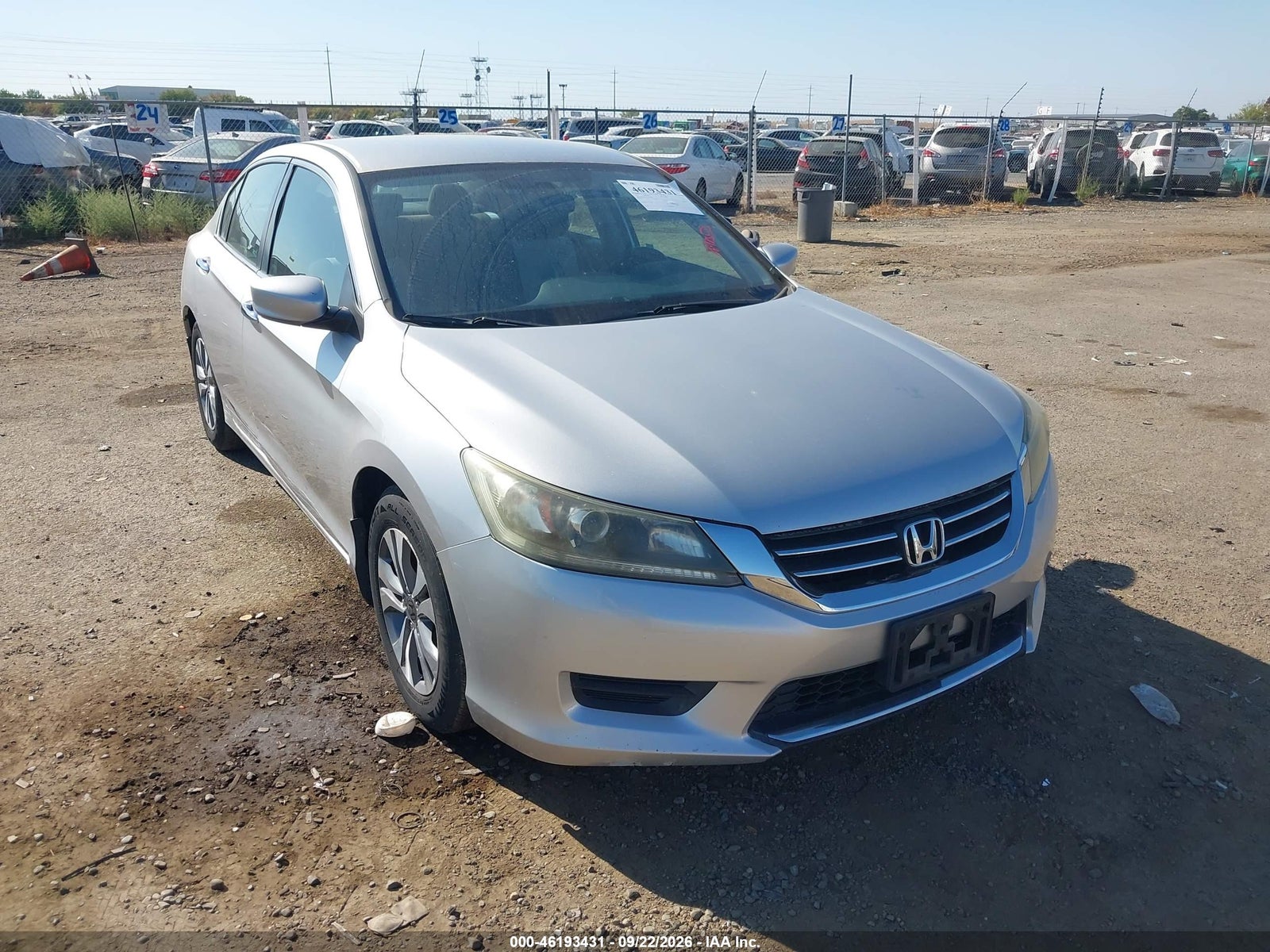 2013 HONDA ACCORD LX