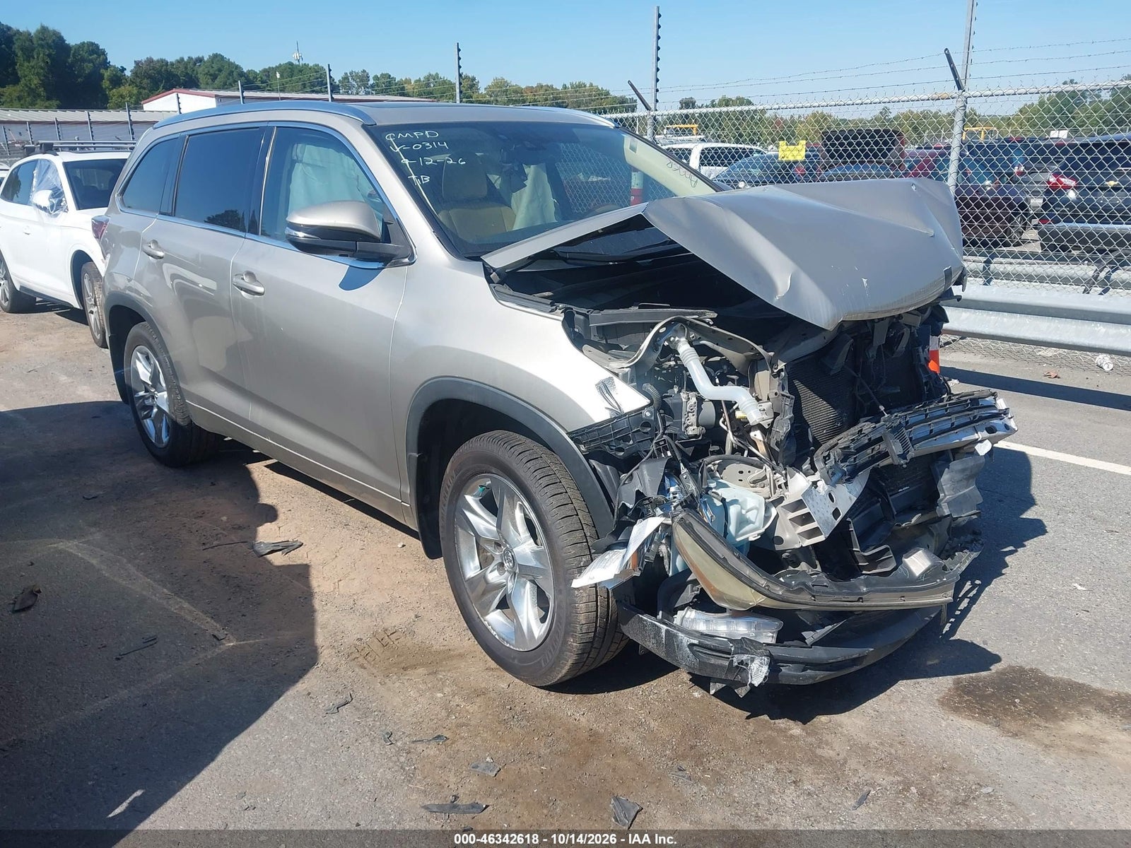 2016 TOYOTA HIGHLANDER LIMITED PLATINUM V6