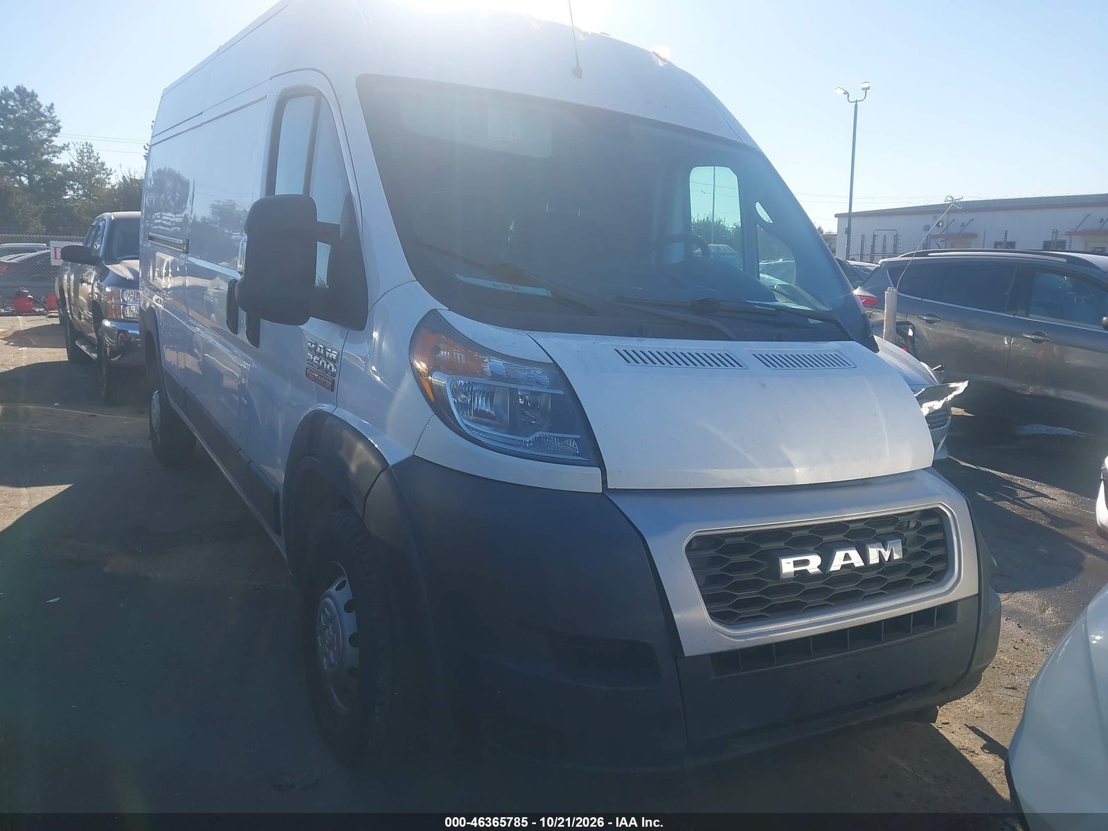 2019 RAM PROMASTER 2500 HIGH ROOF 159 WB