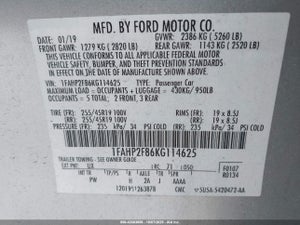 2019 FORD TAURUS LIMITED