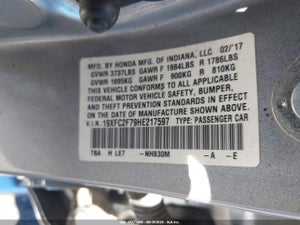 2017 HONDA CIVIC EX