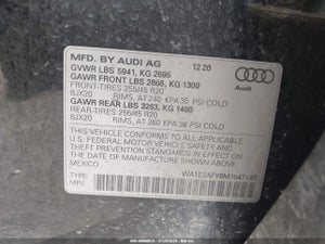 2021 AUDI Q5 PREMIUM PLUS 55 TFSI E QUATTRO S TRONIC