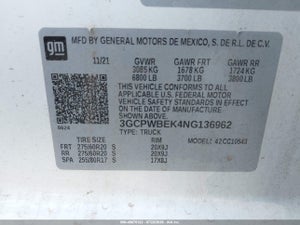 2022 CHEVROLET SILVERADO 1500 LTD 2WD  SHORT BED CUSTOM