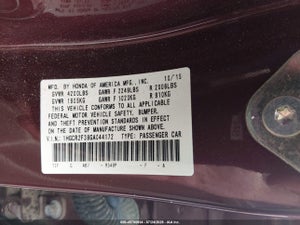 2016 HONDA ACCORD LX