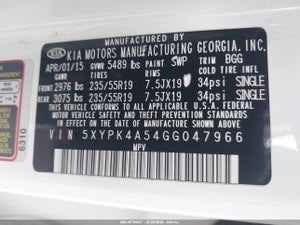 2016 KIA SORENTO 3.3L SX