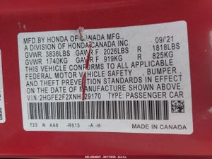 2022 HONDA CIVIC LX