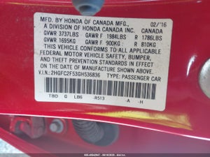 2016 HONDA CIVIC LX