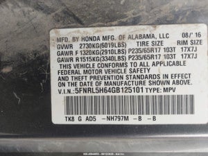 2016 HONDA ODYSSEY EX-L