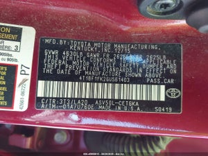 2016 TOYOTA CAMRY XLE