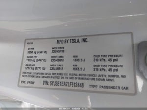 2020 TESLA MODEL 3 STANDARD RANGE PLUS REAR-WHEEL DRIVE/STANDARD RANGE REAR-WHEEL DRIVE