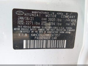 2021 HYUNDAI IONIQ HYBRID BLUE
