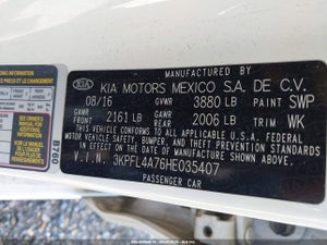 2017 KIA FORTE LX