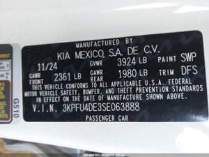 2025 KIA K4 EX
