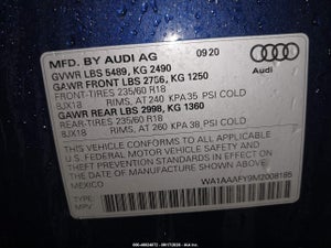 2021 AUDI Q5 PREMIUM 45 TFSI QUATTRO S TRONIC