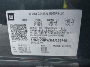 2021 CHEVROLET TRAVERSE AWD LT LEATHER
