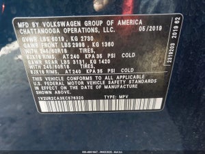 2019 VOLKSWAGEN ATLAS 3.6L V6 SE W/TECHNOLOGY