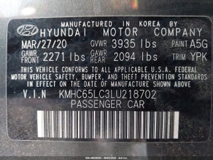 2020 HYUNDAI IONIQ HYBRID BLUE