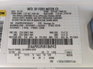 2018 FORD FUSION ENERGI PLATINUM/TITANIUM