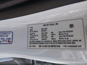 2021 TESLA MODEL 3 STANDARD RANGE PLUS REAR-WHEEL DRIVE