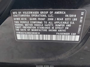 2016 VOLKSWAGEN PASSAT 1.8T S