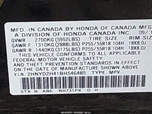 2011 ACURA MDX TECHNOLOGY PACKAGE