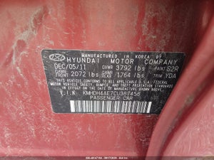 2012 HYUNDAI ELANTRA GLS (ULSAN PLANT)