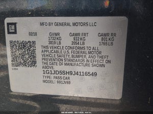 2018 CHEVROLET SONIC LT AUTO